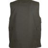 Oxford Blue Gamekeeper Wax Gilet - Dark Olive
