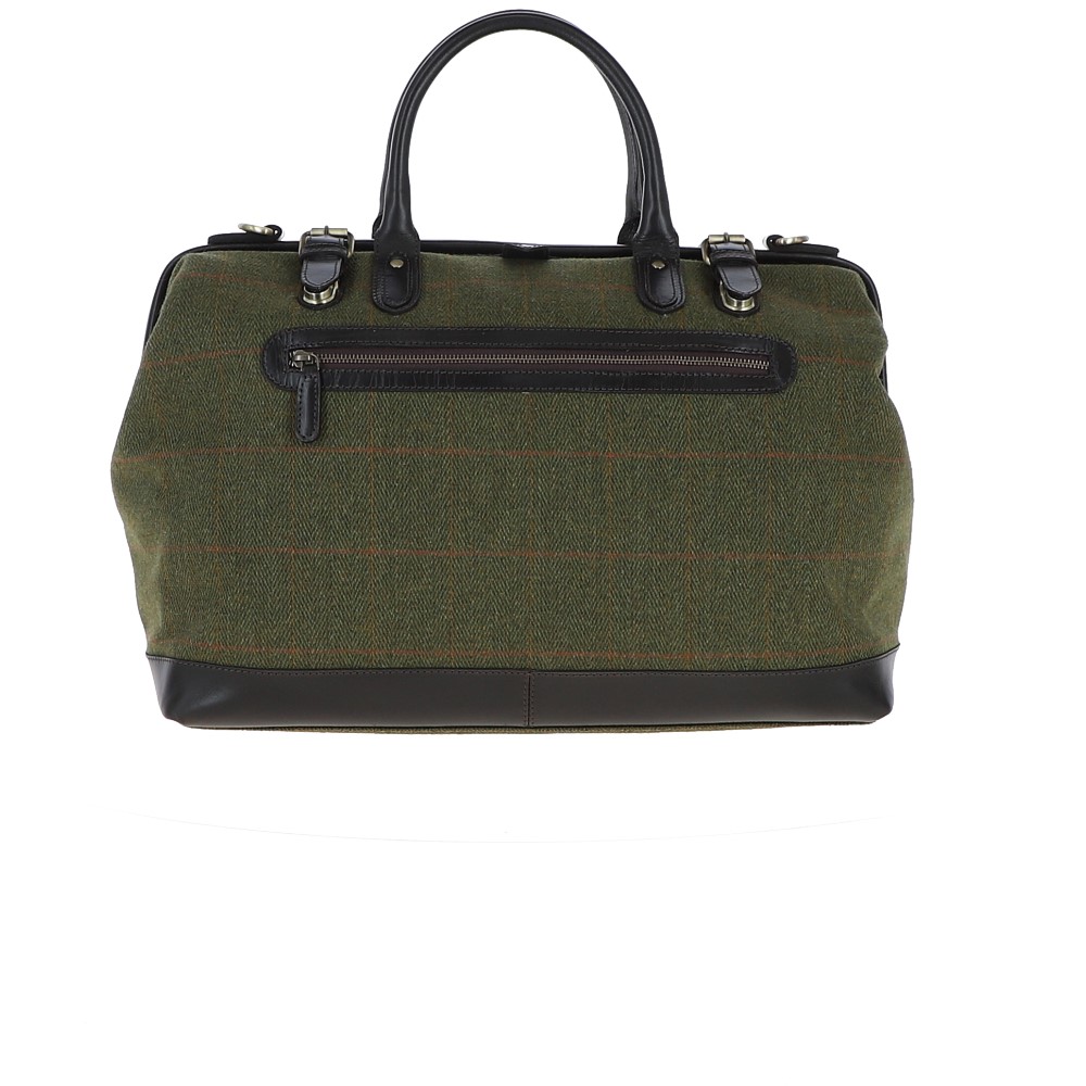 Ashwood Leather Doctor Travel Bag Tweed Edinburgh Outdoor Wear