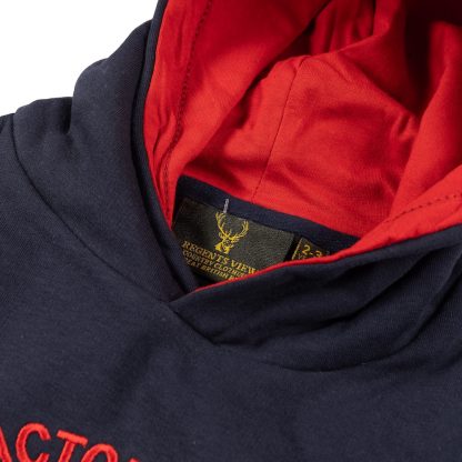 Regents View Kids Tractor Boy Hoodie - Red