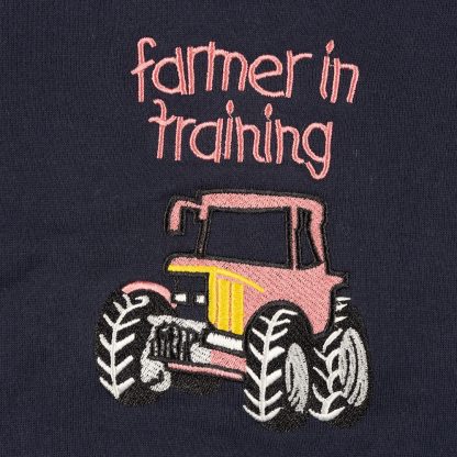 Regents View Kids Farmer In Training Hoodie - Pink