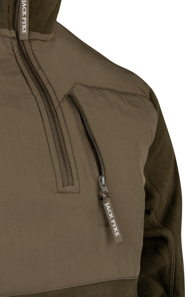 Jack Pyke Rannoch Fleece Pullover - Dark Olive
