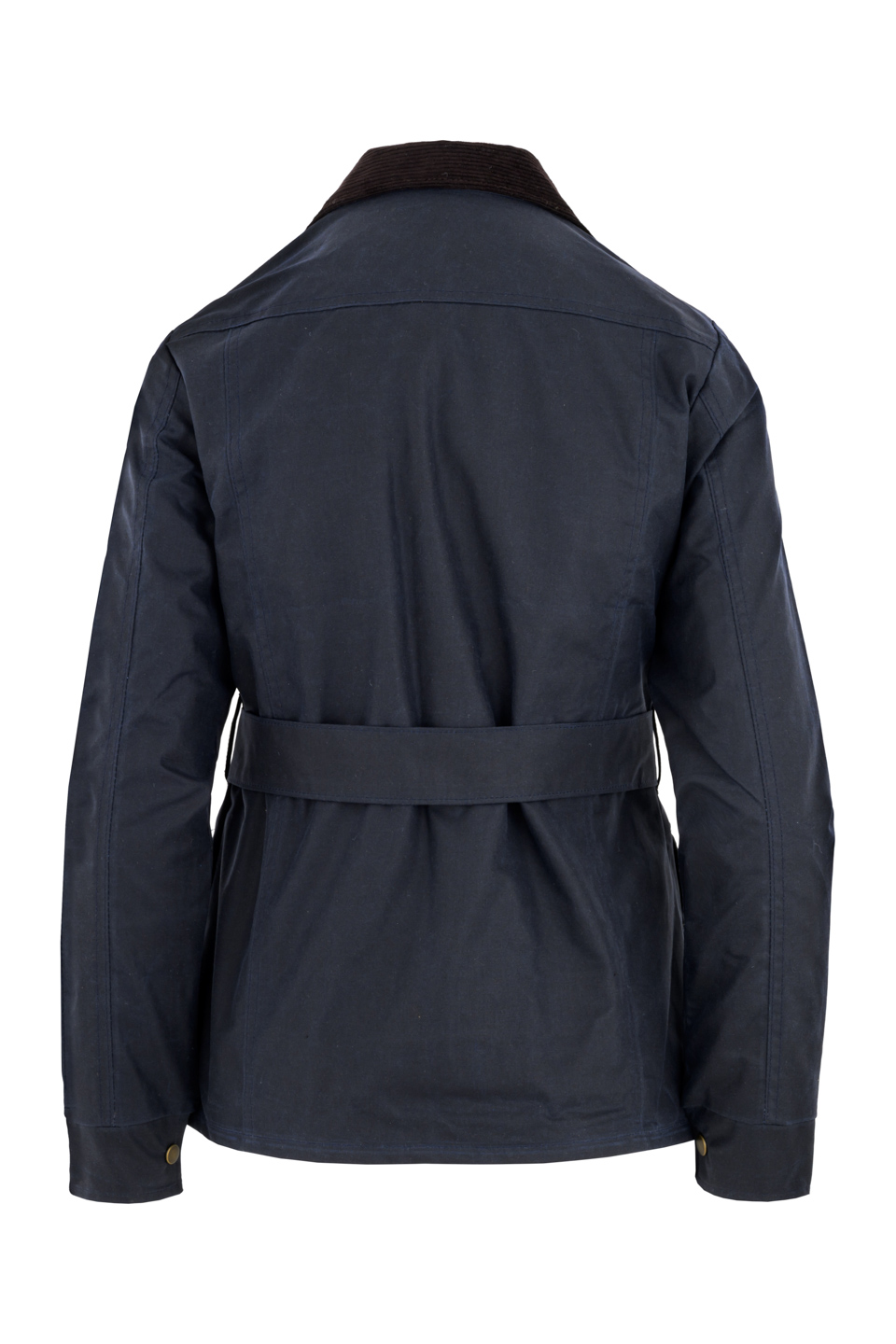Edinburgh Outdoor Wear Women's Belted Wax Jacket - Navy