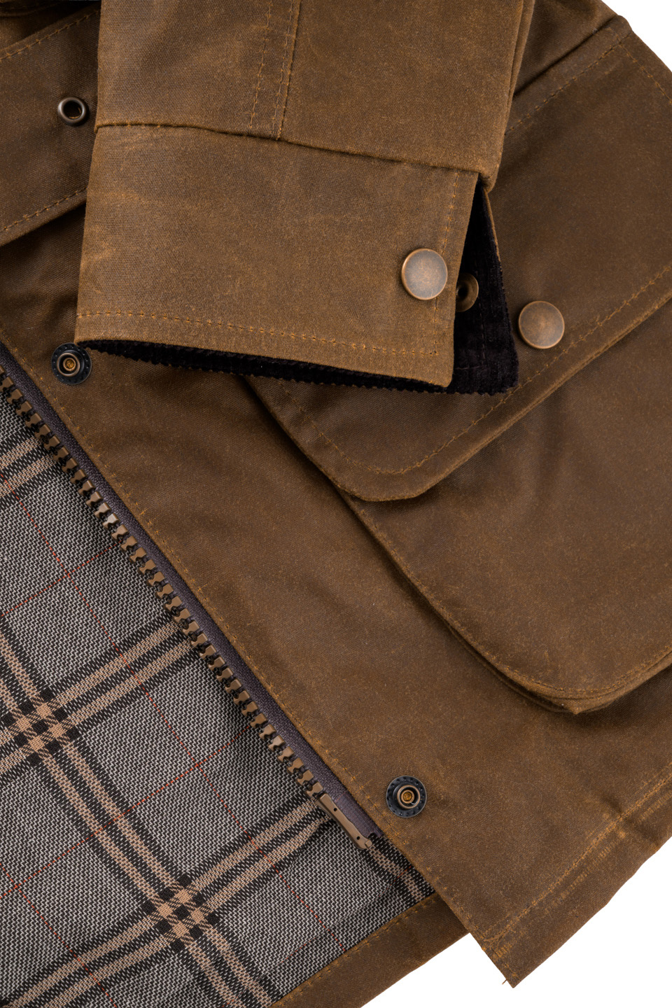 Edinburgh Outdoor Wear Women's Belted Wax Jacket - Tan