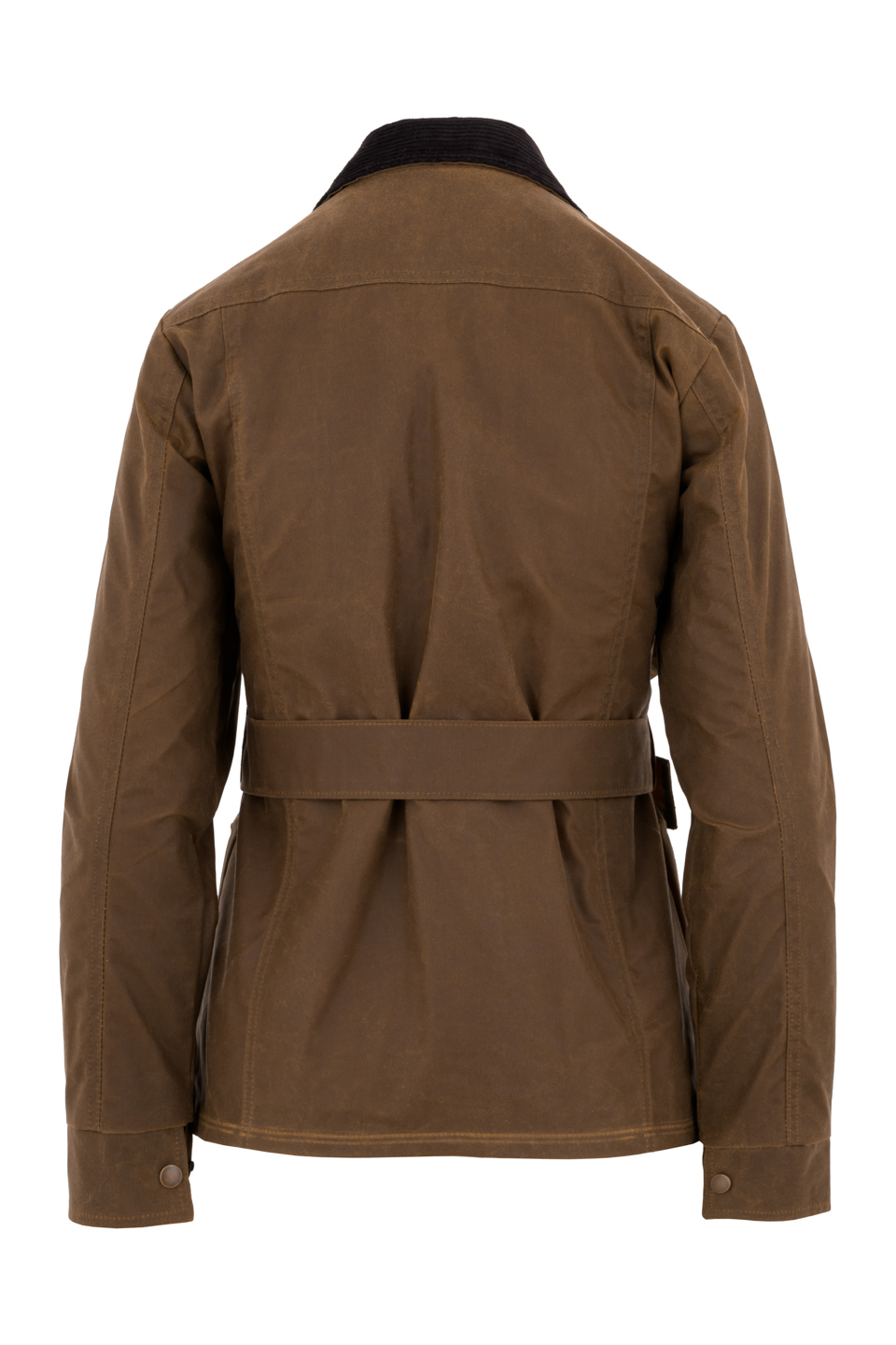 Edinburgh Outdoor Wear Women's Belted Wax Jacket - Tan