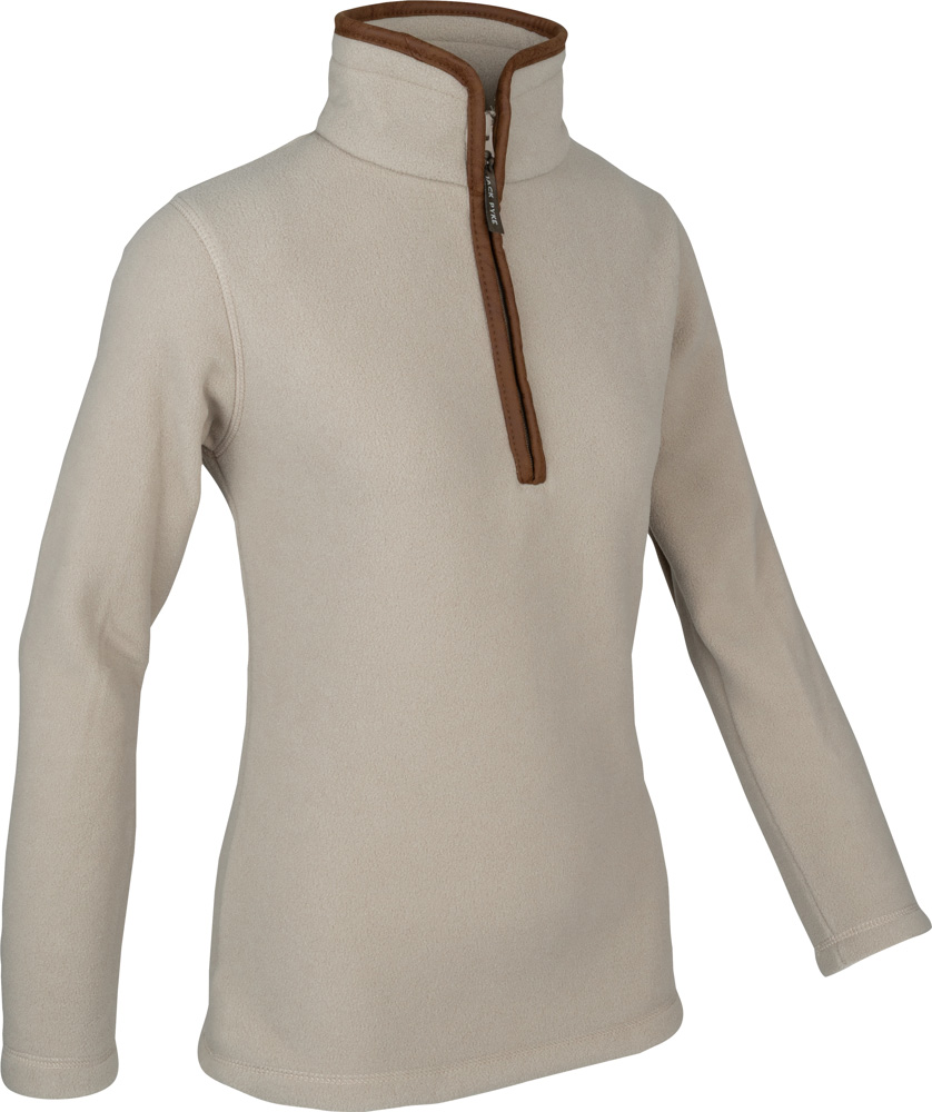 Jack Pyke Ladies Countryman Fleece Pullover - Mushroom