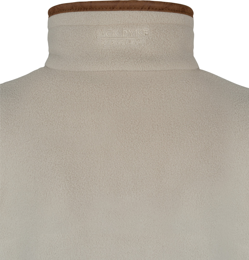 Jack Pyke Ladies Countryman Fleece Pullover - Mushroom