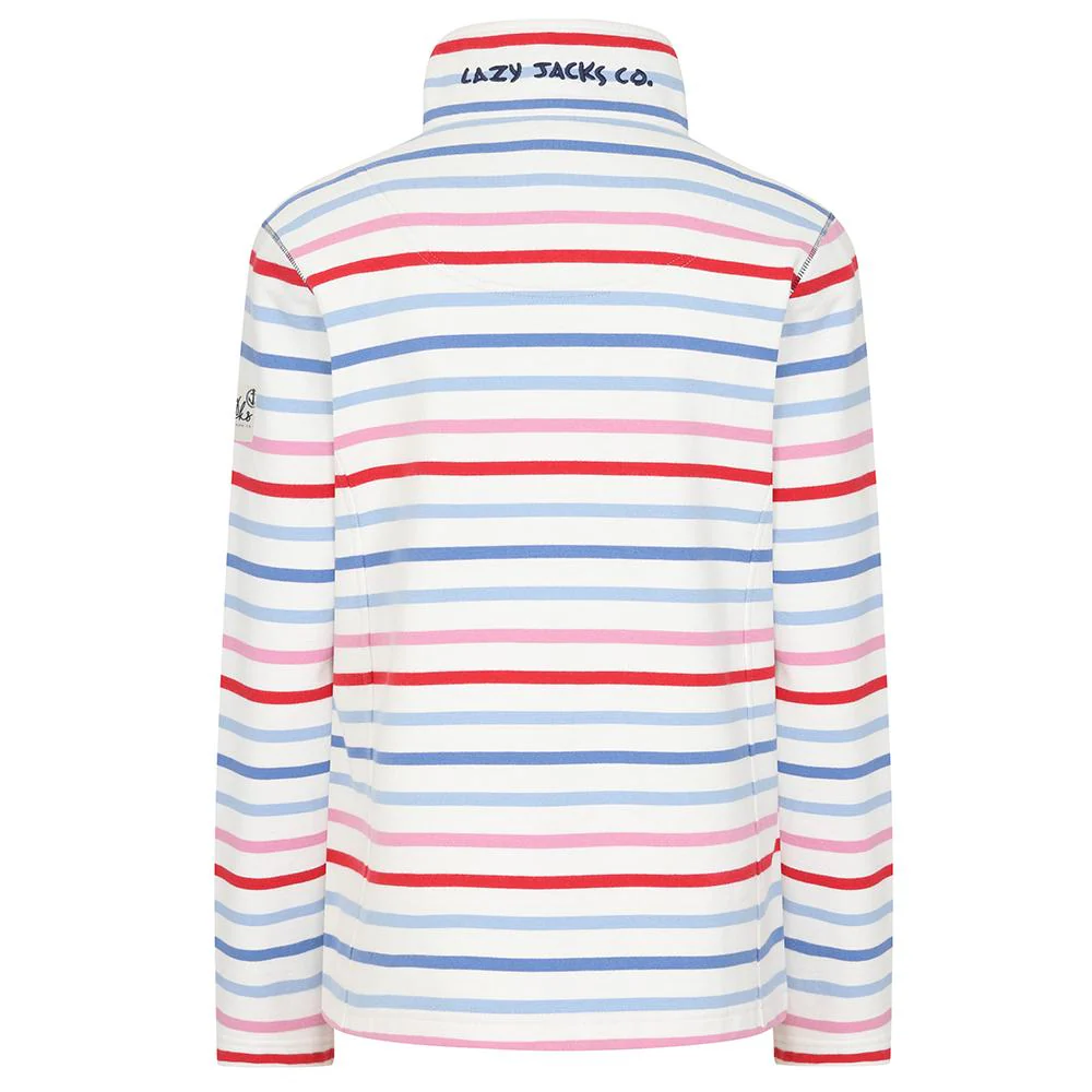Lazy Jacks Women's LJ32 Full Zip Sweatshirt - Red