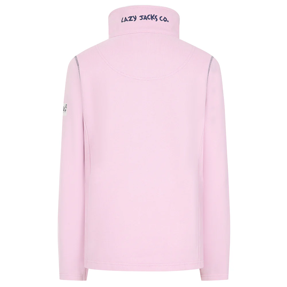 Lazy Jacks Women's LJ33 Full Zip Sweatshirt - Pink