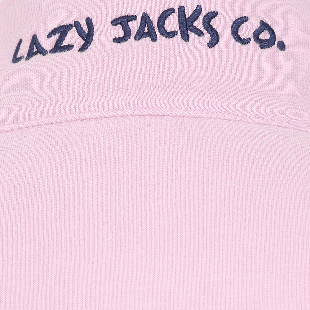 Lazy Jacks Women's LJ33 Full Zip Sweatshirt - Pink