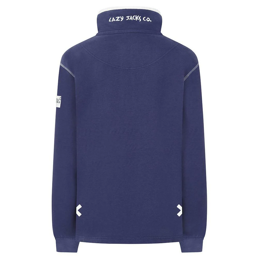 Lazy Jacks Women's LJ3 1/4 Zip Sweatshirt - Twilight
