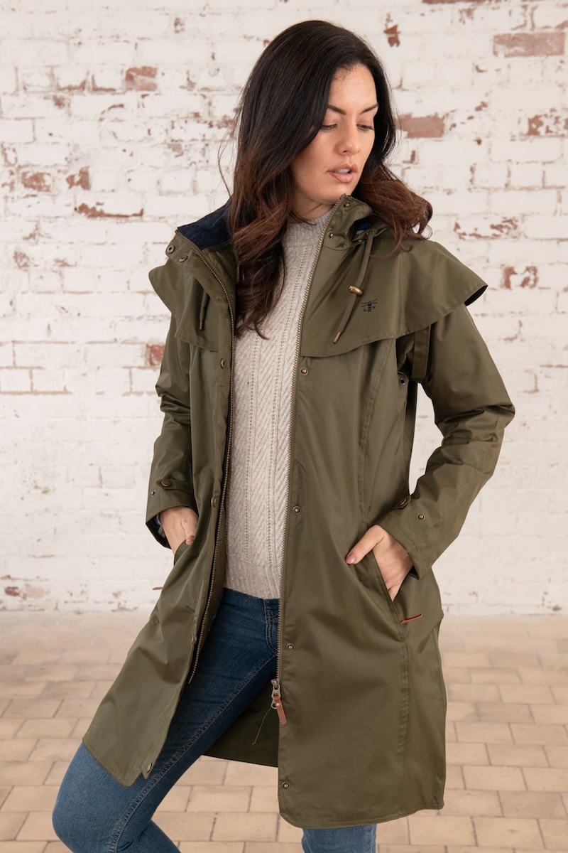 Lighthouse Outrider 3/4 Length Jacket - Fern