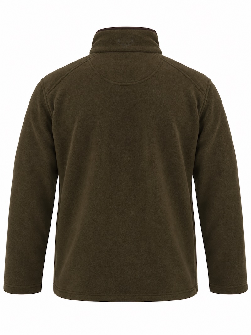 Regents View Mens 1/4 Zip Fleece - Khaki