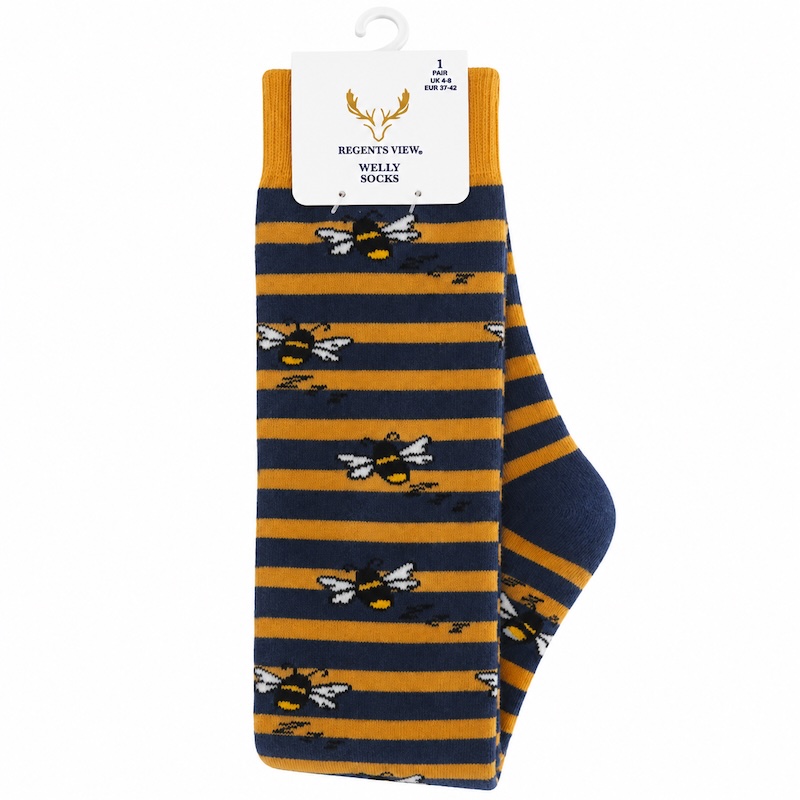 Bees Navy Mustard