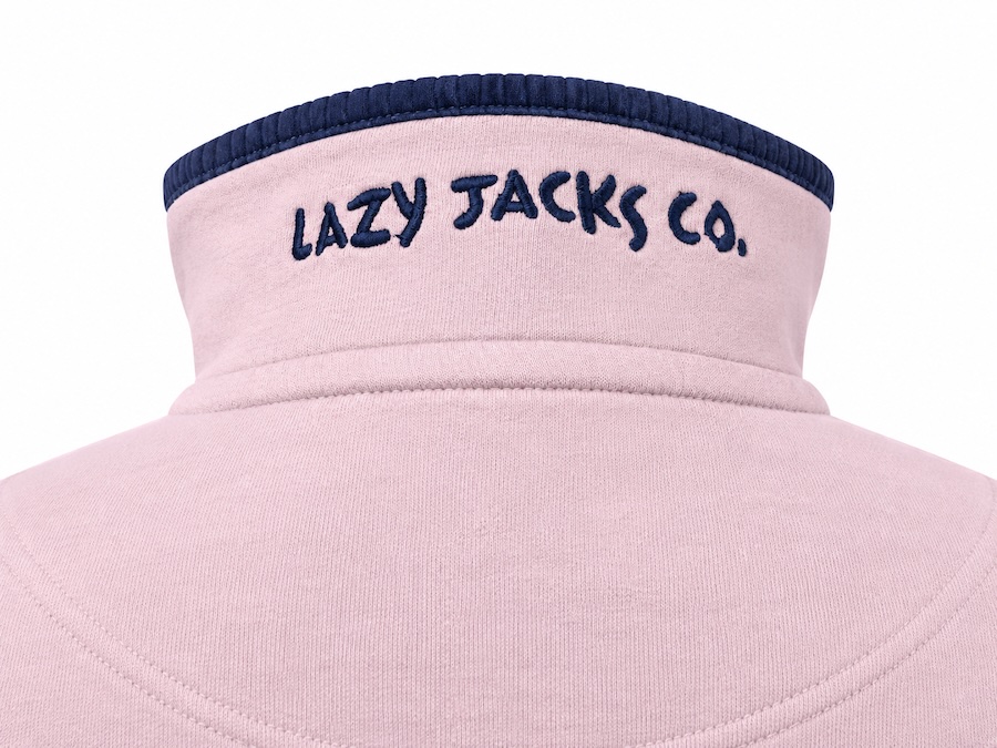 Lazy Jacks Women's LJ3 1/4 Zip Sweatshirt - Blossom