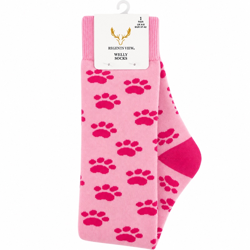 Paw Print Pink
