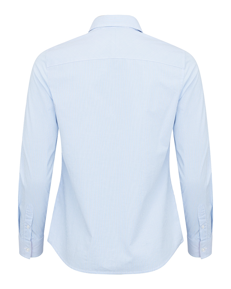 Hoggs of Fife Ladies Ingliston Shirt - Blue/White