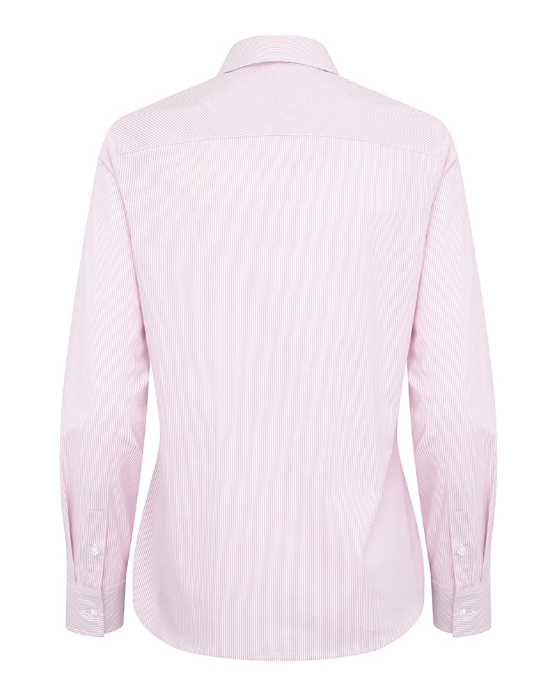 Hoggs of Fife Ladies Ingliston Shirt - Pink/White