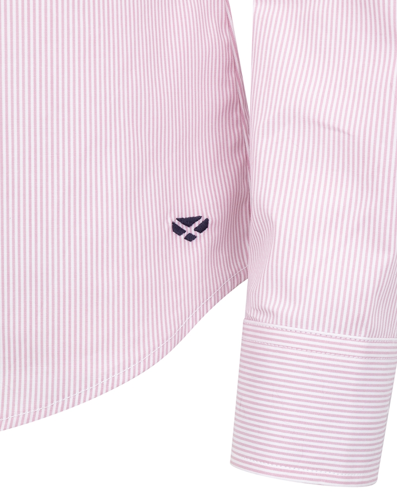 Hoggs of Fife Ladies Ingliston Shirt - Pink/White