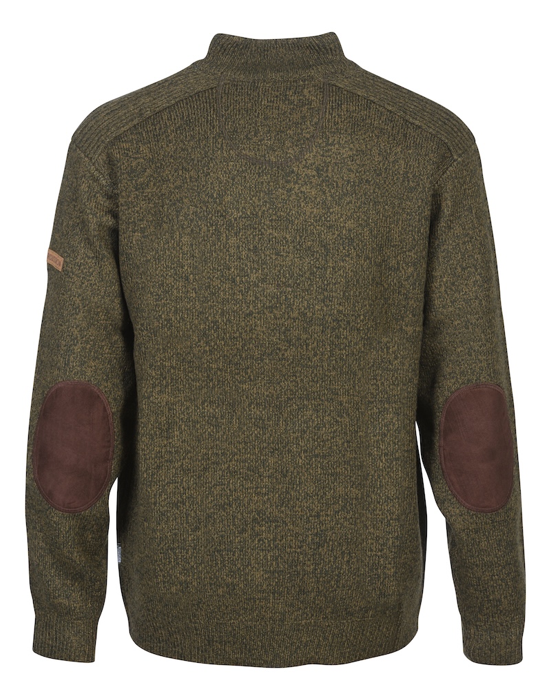 Percussion Zipped Sweatshirt - Khaki