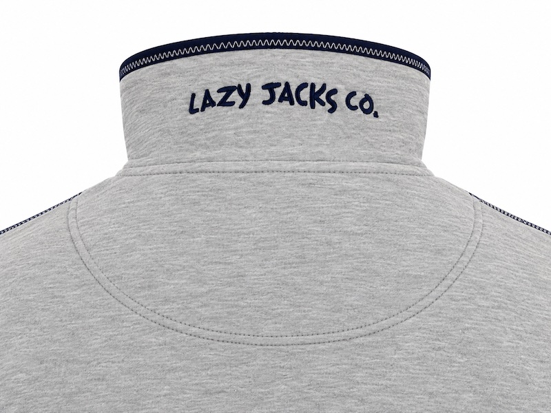 Lazy Jacks Mens Sweatshirt LJ40 - GreyMarl