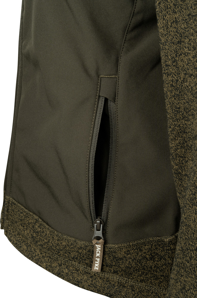 Jack Pyke Ladies Hybrid Jacket - Green