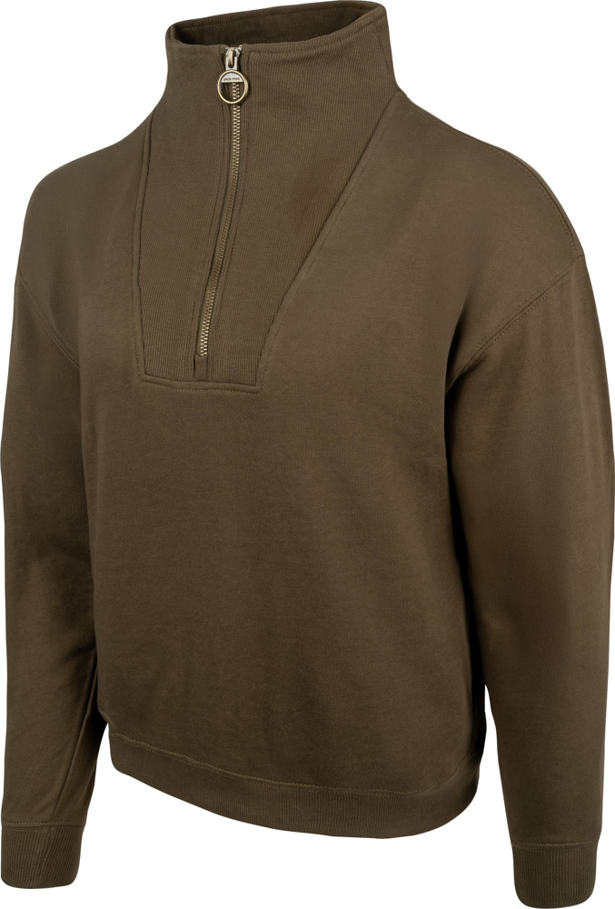 Jack Pyke Ladies 1/2 Zip Sweatshirt - Olive