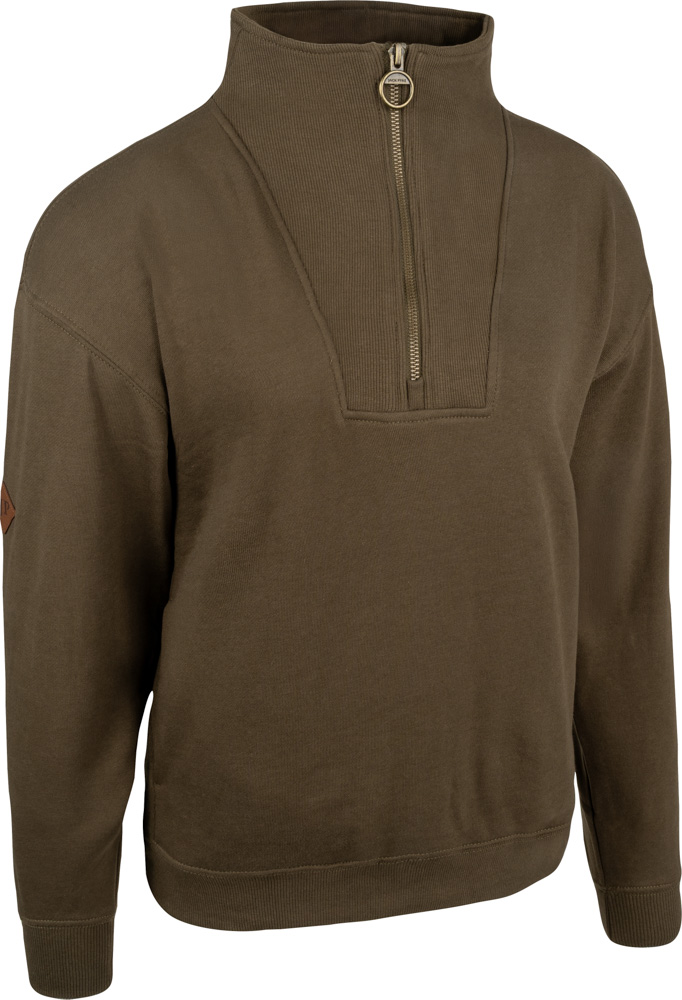 Jack Pyke Ladies 1/2 Zip Sweatshirt - Olive
