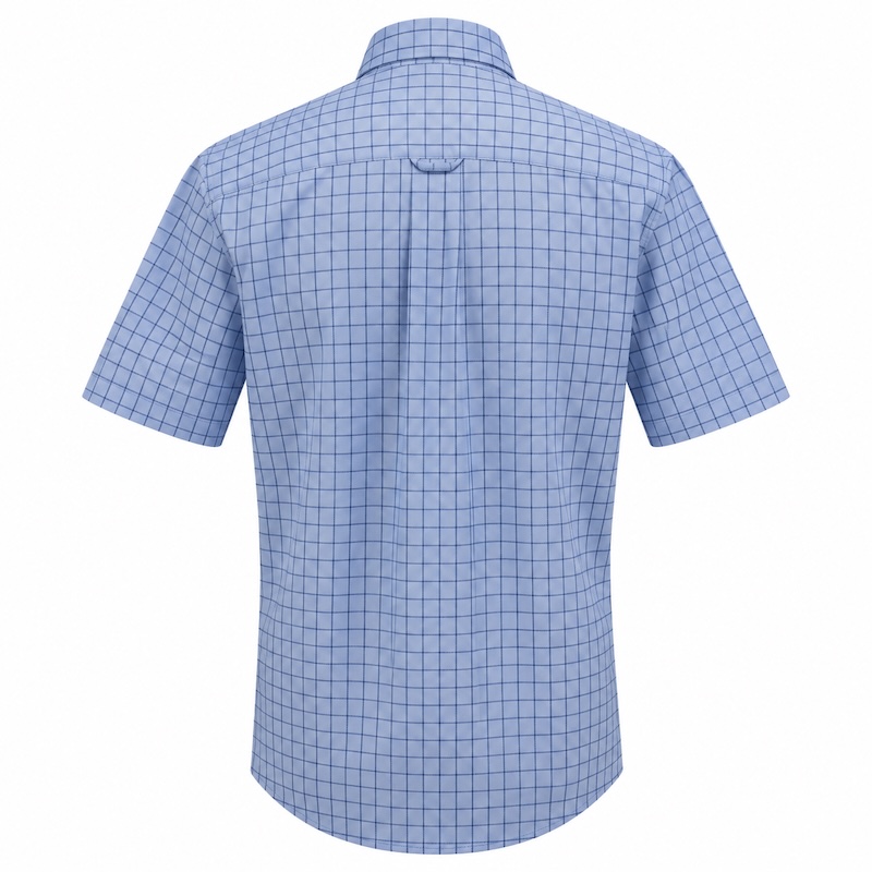 Regents View Men's Short Sleeve Shirt - Blue