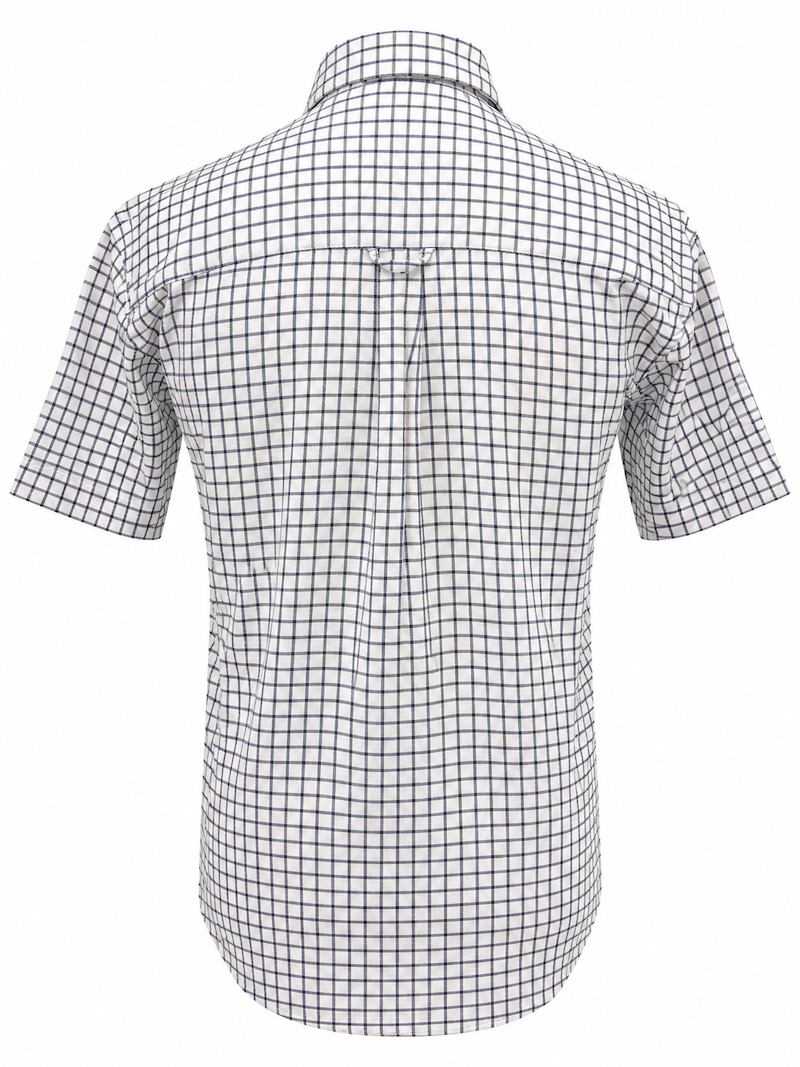 Regents View Men's Short Sleeve Shirt - Tatt Blue