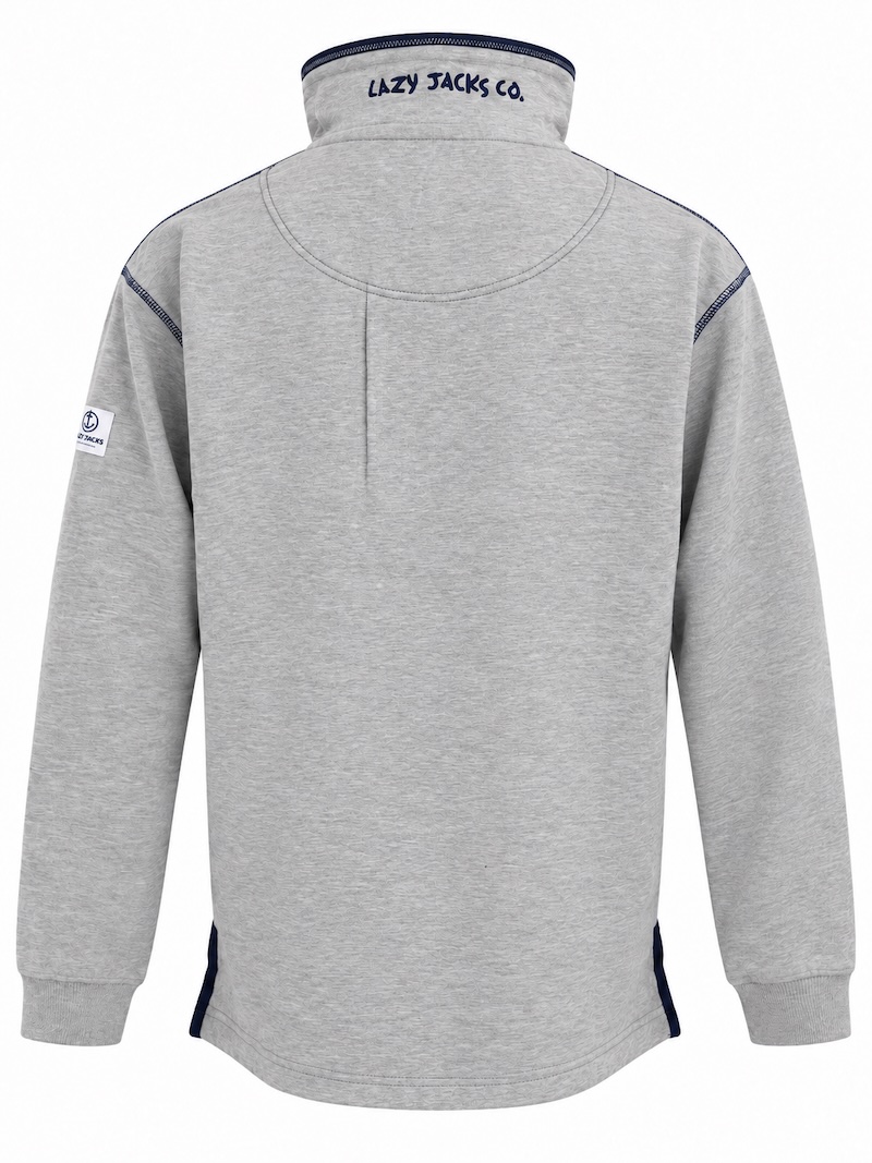 Lazy Jacks Mens Sweatshirt LJ40 - GreyMarl
